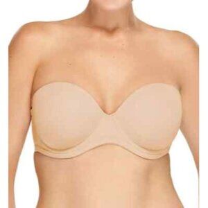 WACOAL Red Carpet Strapless Bra Sand Beige Straps Included Womens 38B